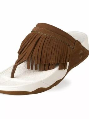 Fitflops hard to find Suede Fringe Sandals